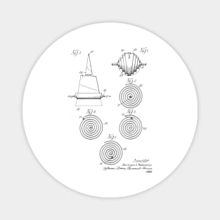 Appliance for Linear Bodies Vintage Patent Drawing Magnet